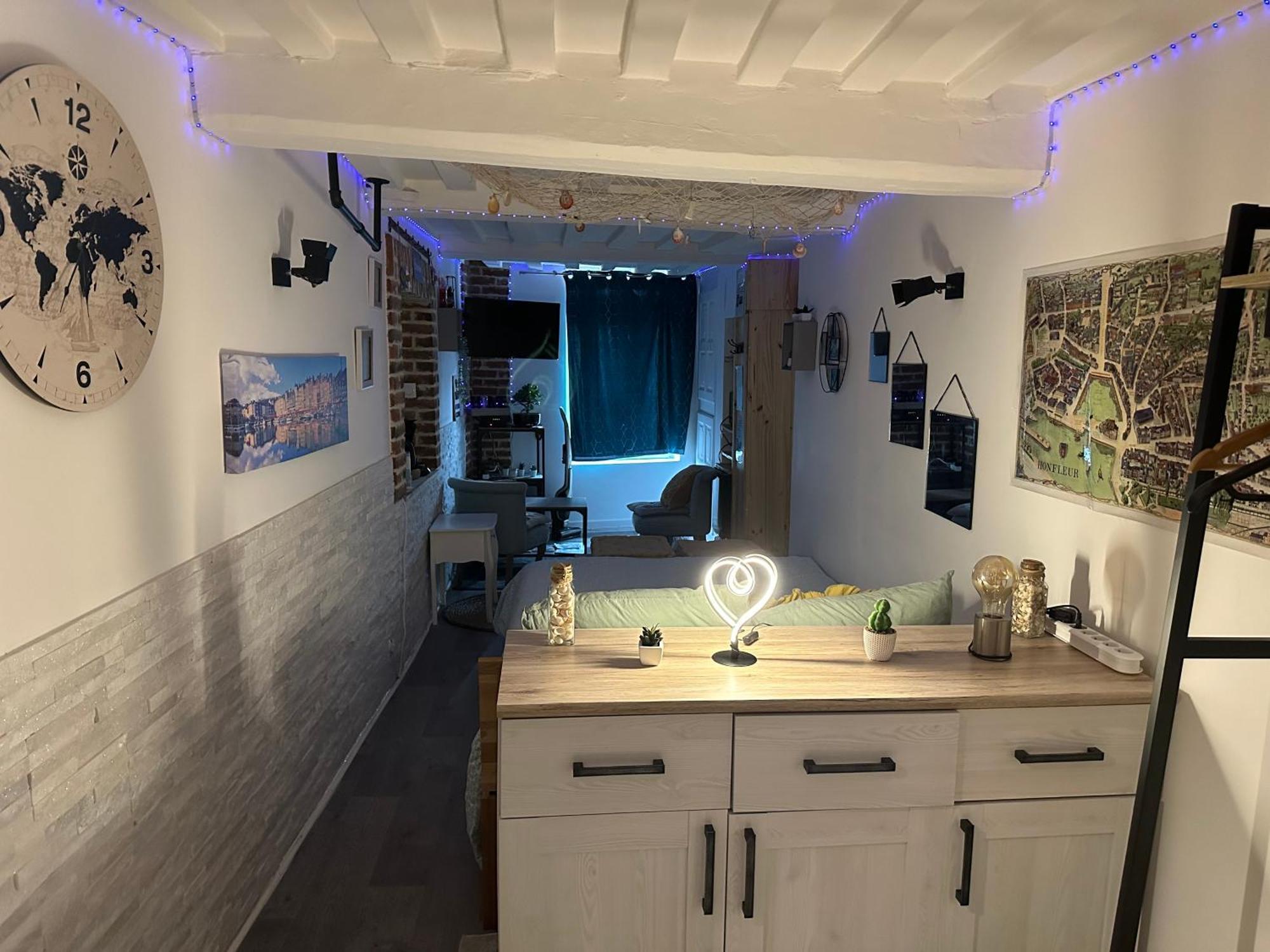 Le Ti Wi Studio En Plein Coeur Du Vieux Bassin องเฟลอร์ ภายนอก รูปภาพ